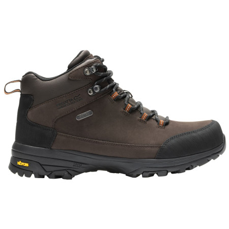 Muške planinarske cipele Regatta Burrell Leather Boot II tamno smeđa Peat
