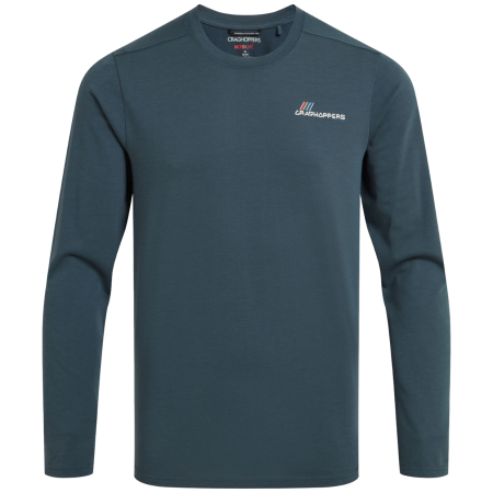 Muška majica Craghoppers Nosilife Abel Long Sleeved T-Shirt tamno plava