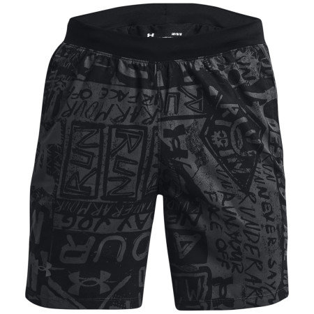 Muške kratke hlače Under Armour Destroy All Miles Short crna Black / Black / Reflective