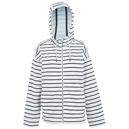 Ženska dukserica Regatta Bayletta Hoody II bijela/plava Wht/NvyStrpe