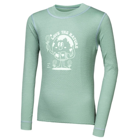 Dječja funkcionalna majica Sensor Merino DF Planet Basil Green svijetlo zelena Basil Green