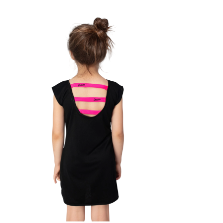 Dječja haljina Drexiss Black/Pink Coolmax