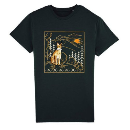 Muška majica Česke parky Lynxie crna