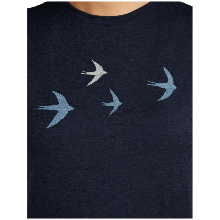 Ženska majica Icebreaker Women Merino 150 Tech Lite SS Tee Bird Transit