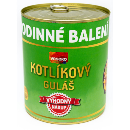 Gotova jela VESEKO Kotlić gulaš 800g zelena