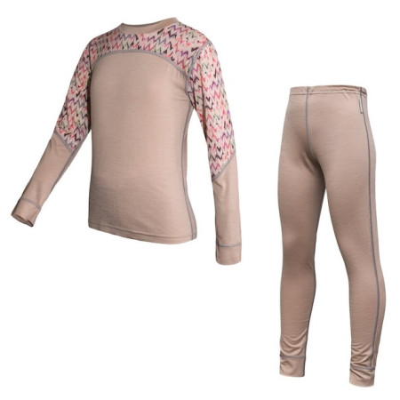 Dječji funkcionalni set Sensor Merino Impress Set Beige bež Beige