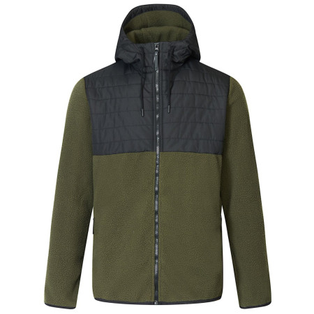 Muška hibridna jakna Regatta Frankie Borg Hybrid khaki/crna DarkKhak/Blk