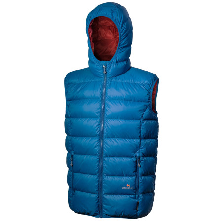 Muški prsluk Warmpeace Alamo plava Petrol/MarsRed