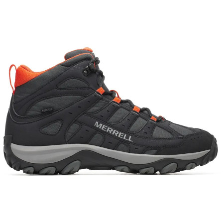 Muške cipele za planinarenje Merrell Accentor 4 Sport Mid Gtx crna black/firetail