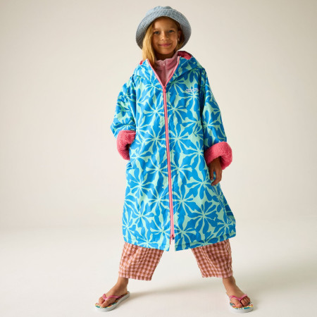 Vodonepropusni kaput Regatta Junior Waterproof Changing Robe SBluFlPiLem