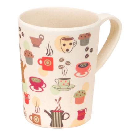 Šalica Vango Bamboo Mug 350 ml bež CoffeeCupPrint