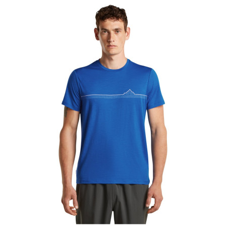 Muška majica Icebreaker Men Merino 150 Tech Lite SS Tee Range Stripes