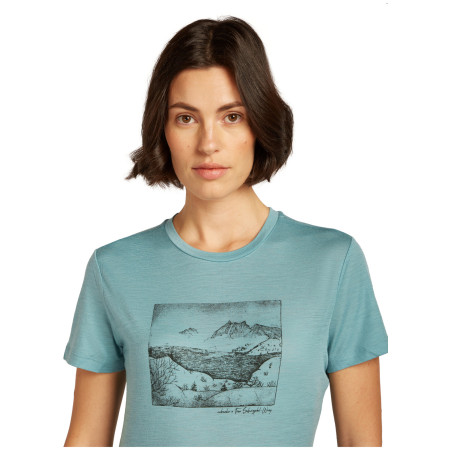 Ženska majica Icebreaker Women Merino 150 Tech Lite SS Tee Terrain