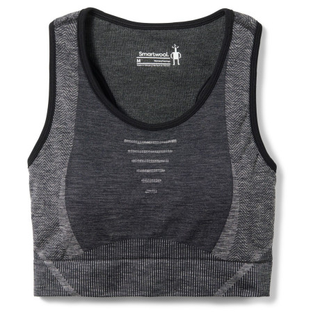 Ženska funkcionalna odjeća Smartwool W Intraknit Racerback Bra crna