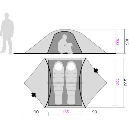 Šator Hannah Eagle 2