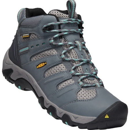 Ženske planinarske cipele Keen Koven Mid Wp W siva Steel Grey/wasabi