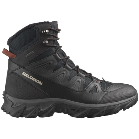 Muška obuća Salomon Outsnow Gore-Tex crna Black / Asphalt / Burnt Henna