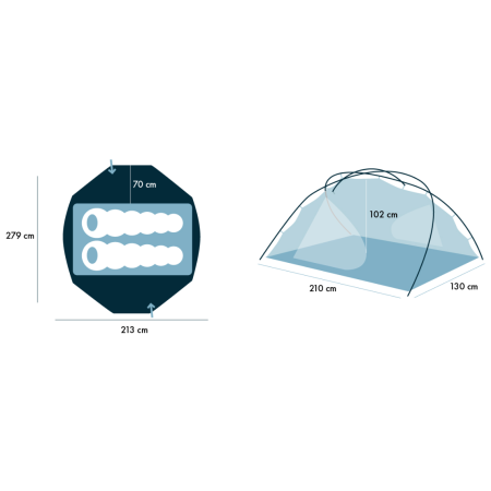 Izuzetno lagani šator Warg Alp 2