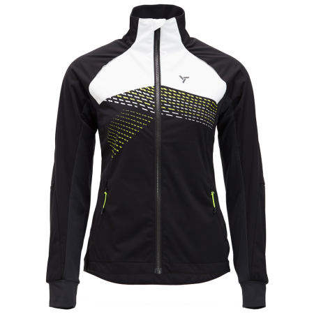 Ženska softshell jakna Silvini Serrone WJ1501 crna/bijela BlackLime