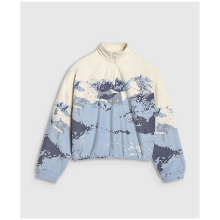 Dječja dukserica 4F Fleece F343 bež/plava MULTICOLOUR ALLOVER