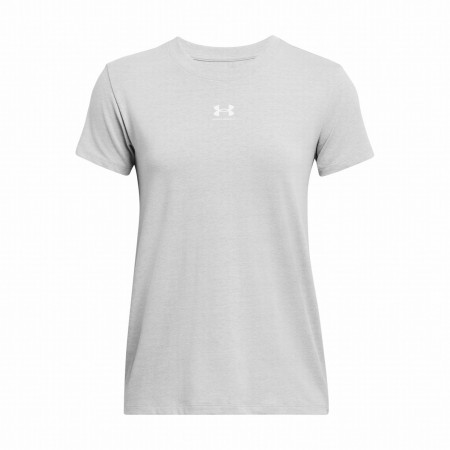 Ženska majica Under Armour Off Campus Core SS svijetlo siva ModGrayLightHeather/White