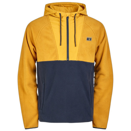 Muške funkcionalne majice dugih rukava Fundango Carlos Fleece Pullover žuta kangoo