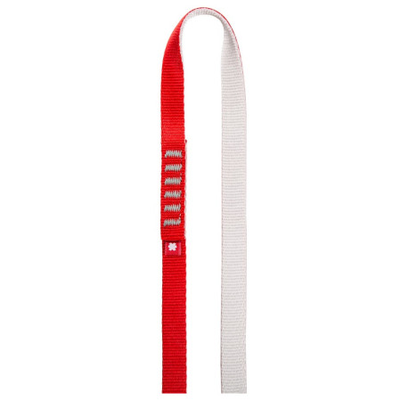 Petlja Ocún O-SLING ECO-PES 16 mm 30 cm bijela/crvena