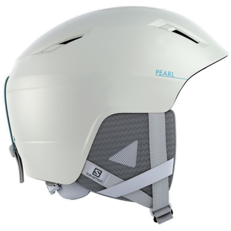 Ženska skijaška kaciga Salomon Pearl²+ bijela White