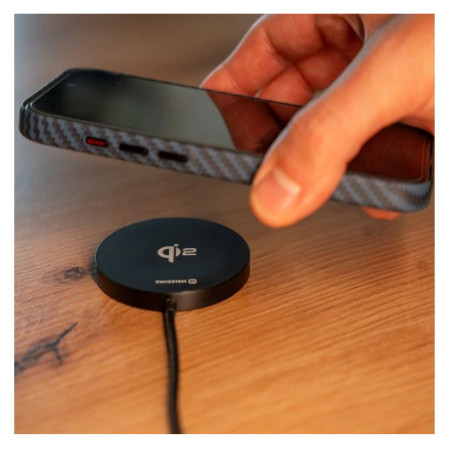 Bežični punjač Swissten MagPuck