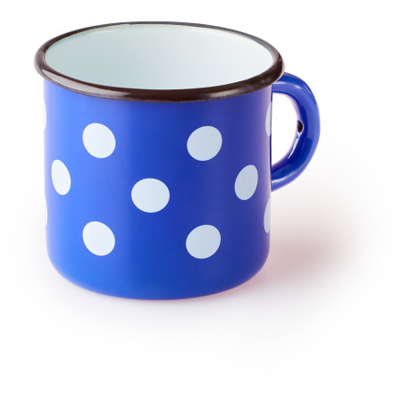 Šalica Zulu plava s bijelim tačkama
