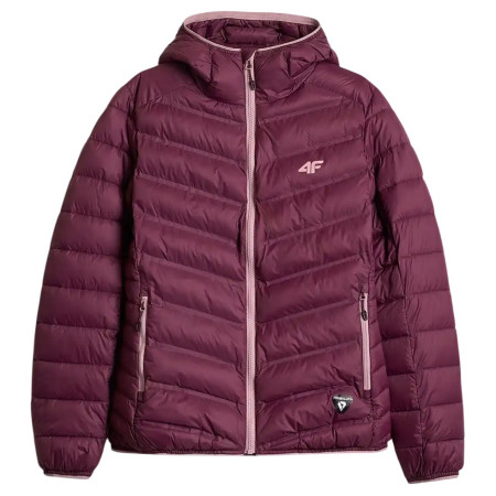Ženska hibridna jakna 4F Down Jacket F0895 boja vina Dark Pink