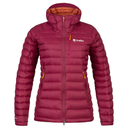 Ženska jakna od perja Rafiki Project W crvena red plum