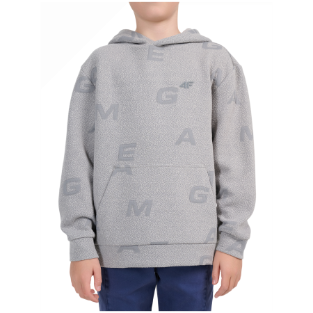 Dječja dukserica 4F Sweatshirt M2763 Dark Grey siva Dark Grey
