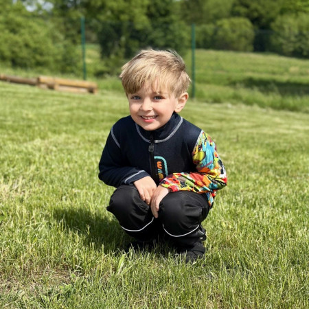 Dječje softshell hlače WAMU Černá
