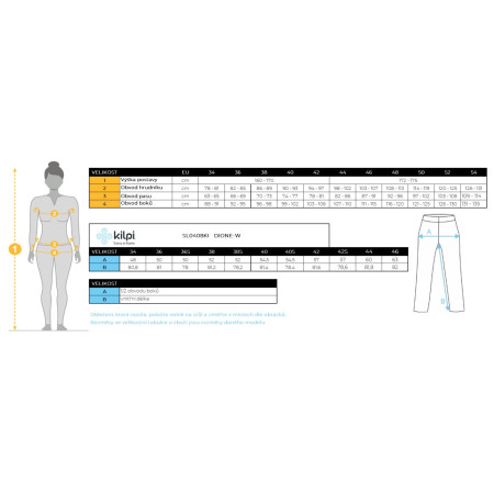 Ženske hlače Kilpi Dione-W