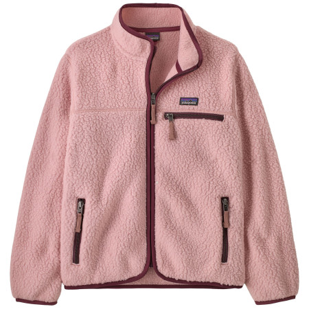 Dječja dukserica Patagonia K's Retro Pile Jacket - Fuzzy Mauve ružičasta Fuzzy Mauve