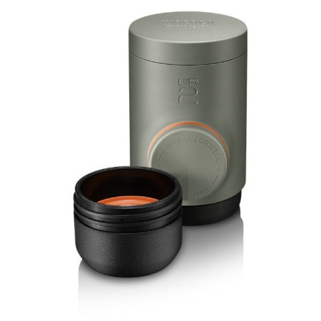 Putni aparat za kavu Wacaco Minipresso na mletou kávu srebrena šedá