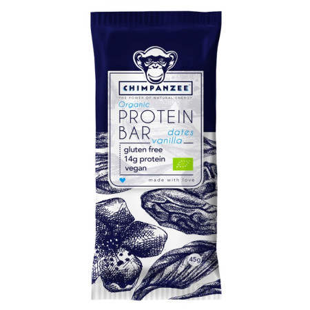 Energetska pločica Chimpanzee Organic Protein Bar Dates - Va