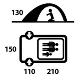 Šator Husky Felen 2-3
