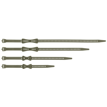 Remeni za pričvršćivanje opreme Sea to Summit Stretch-Loc Strap Set 4 Piece tamno zelena Burnt Olive