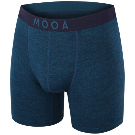Muške bokserice MOOA MerinoSilk 6in plava legion blue melange