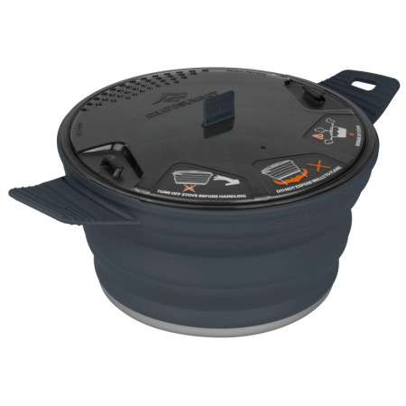 Sklopivi lonac Sea to Summit X-Pot 2.8 crna