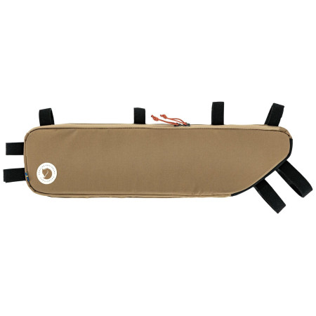 Torbica za okvir bicikla Fjällräven Hoja Frame Bag S bež Clay