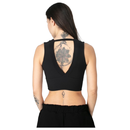Ženska majica bez rukava Drexiss Feel Yoga Black