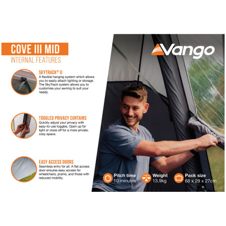 Šator za kamper Vango Cove III Mid