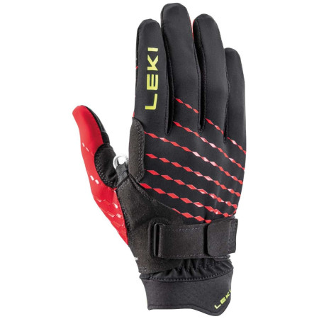 Zimske rukavice Leki Ultra Trail Breeze Shark crna/crvena black-red-neonyellow