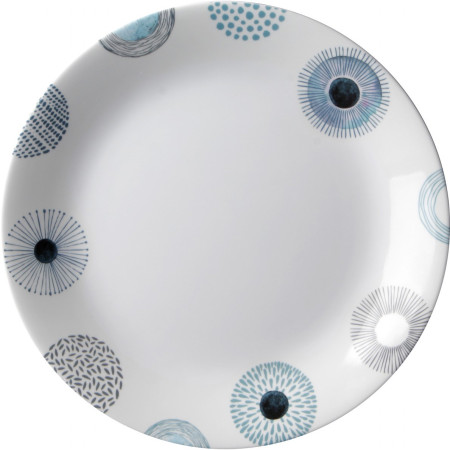 Tanjur Brunner Dinner plate ø 25 cm White bijela/plava
