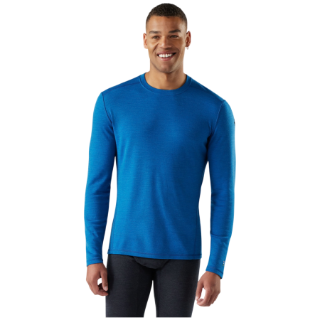 Muške funkcionalne majice Smartwool M Classic Thermal Merino Base Layer Crew plava NIVAL BLUE