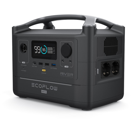 Stanica za punjenje EcoFlow River600 MAX crna