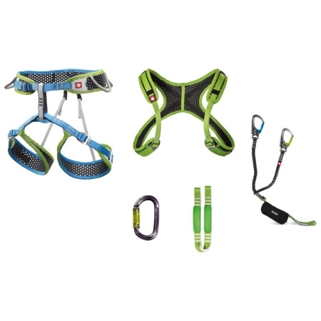 Samoosiguravajući komplet (via ferrata set) Ocún Via Ferrata Webee+Chest Set zelena
